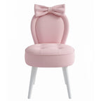 Pink Bow Vanity Chair